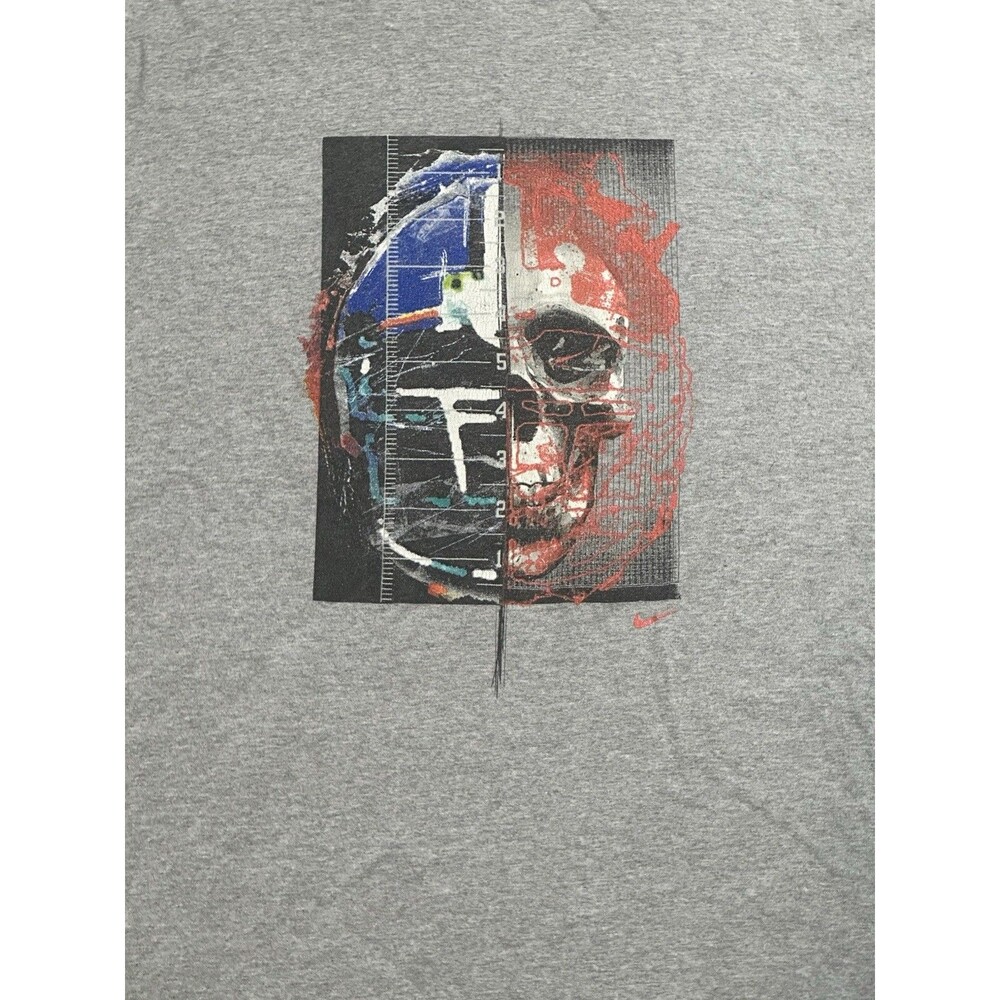Vintage Y2K Bones For Points Football Hard‎ Hitters T Shirt Double Sided USA - Picture 5 of 6